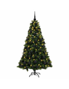 Albero di Natale artificiale con palline 240 cm 300 LED 2