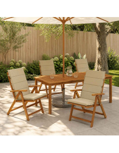 Cuscini Bhair Alto Schienale in 4 Pezzi GEMERT 100% Poliestere