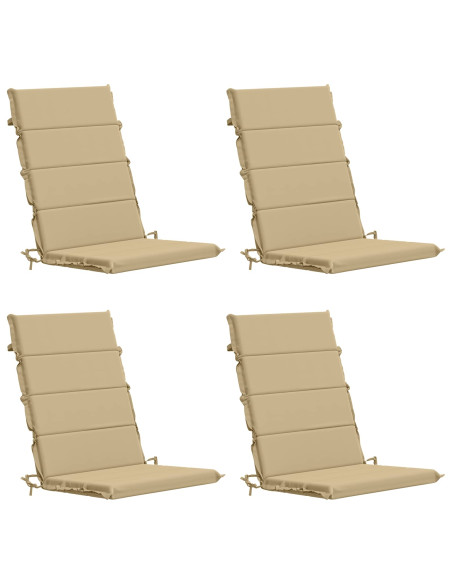 Cuscini Bhair Alto Schienale in 4 Pezzi GEMERT 100% Poliestere