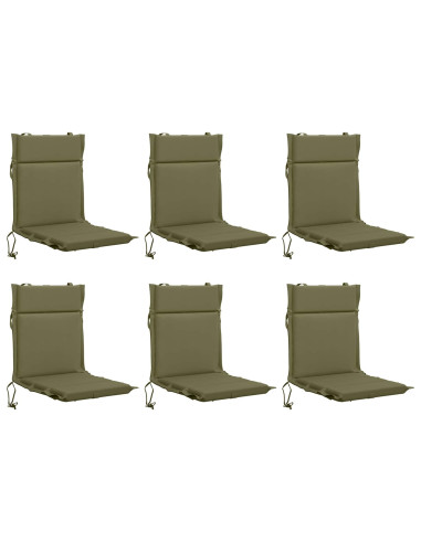 Cuscini per Sedia Alta in 6 Pezzi GEMERT 6 pcs 100% Poliestere