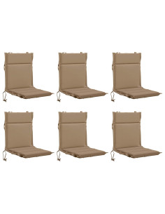 Cuscini per Sedia Alta in 6 Pezzi GEMERT 6 pcs 100% Poliestere 2