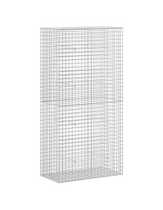 Gabione con filo da 5 mm e rete da 5x5 cm 100x50x200 cm 2
