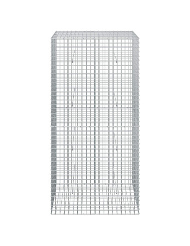 Gabione con filo da 5 mm e rete da 5x5 cm 100x50x200 cm