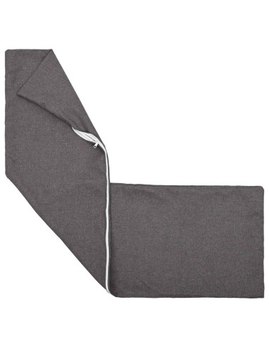 Cuscino con cuscino HEERLEN Grigio Chiaro 40 x 145 cm Tessuto