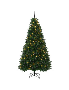 Albero di Natale artificiale verde medio con palline 270 cm 2