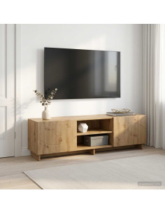 Supporto TV 140 x 34.5 x 40 cm Rovere Artigianale