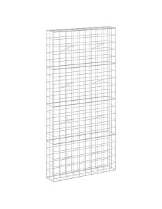 Gabione con filo da 5 mm e rete 10x10 cm 100x20x200 cm 2