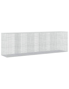 Gabione con filo da 5 mm e rete da 5x5 cm 500x100x150 cm 2