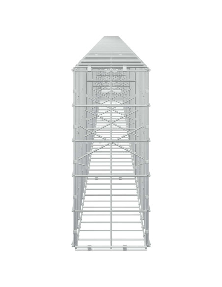 Gabione con filo da 5 mm e rete 10x10 cm 850x20x50 cm