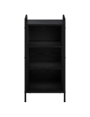 Credenza Rovere Nero 97 x 33 x 81 cm Legno ingegnerizzato