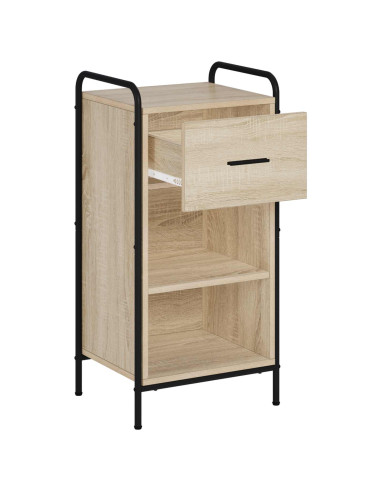 Credenza Rovere Sonoma 97 x 33 x 81 cm Legno ingegnerizzato