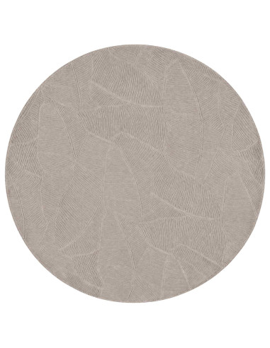 Tappeto IZA Beige Ø 160 cm 100% Poliestere Pelo basso