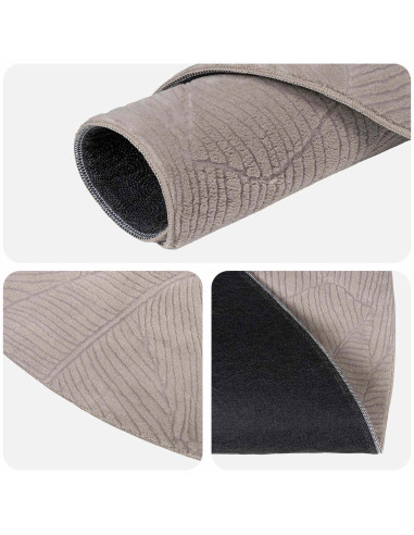 Tappeto IZA Beige Ø 160 cm 100% Poliestere Pelo basso
