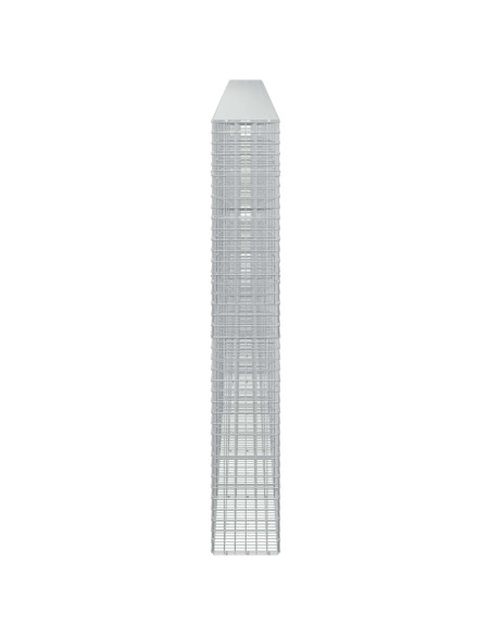 Gabione con filo da 5 mm e rete da 5x5 cm 850x30x200 cm