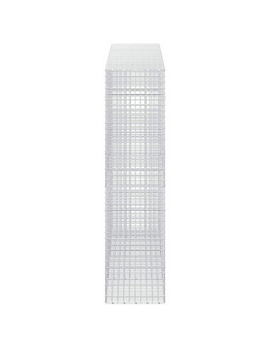 Gabione con filo da 5 mm e rete da 5x5 cm 350x50x200 cm