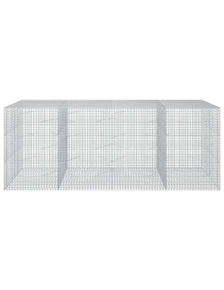Gabione con filo da 5 mm e rete da 5x5 cm 400x100x150 cm