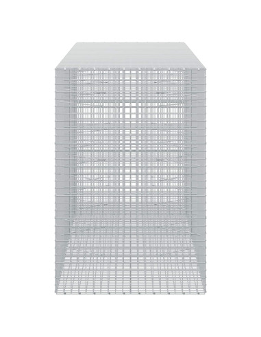 Gabione con filo da 5 mm e rete da 5x5 cm 400x100x150 cm