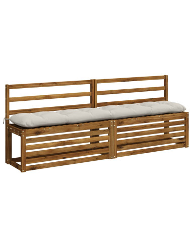 Cuscini per Panchina VIANEN 2 pz 100% Poliestere Bianco