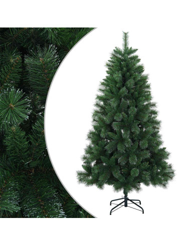 Albero di Natale artificiale 150 cm PVC e Metallo Verde
