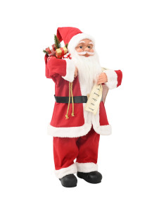 Statuetta di Babbo Natale Rosso 62 cm Poliestere 2