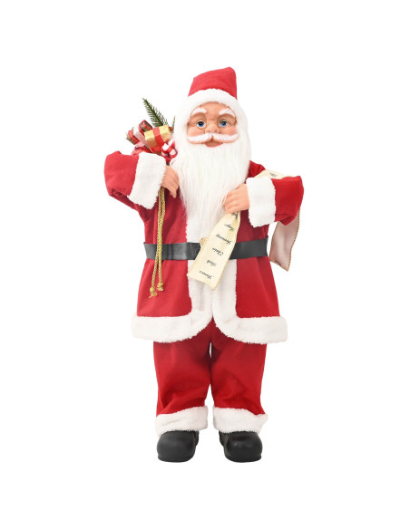 Statuetta di Babbo Natale Rosso 62 cm Poliestere