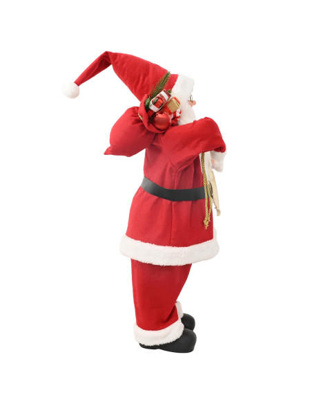 Statuetta di Babbo Natale Rosso 62 cm Poliestere