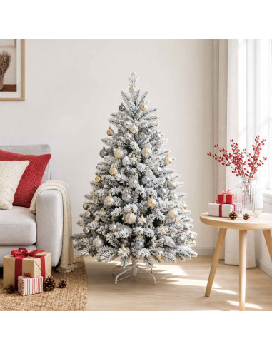 Set di Palline di Natale 88 pz Oro e grigio Ø 6 cm Plastica