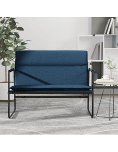 Panca Blu 100x64x80 cm in Tessuto