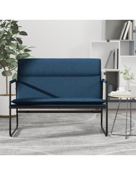 Panca Blu 100x64x80 cm in Tessuto