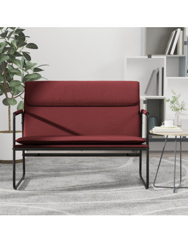 Panca Rosso Vino 100x64x80 cm in Similpelle