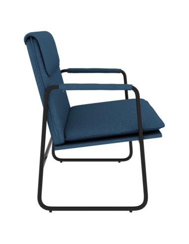 Panca Blu 100x64x80 cm in Tessuto