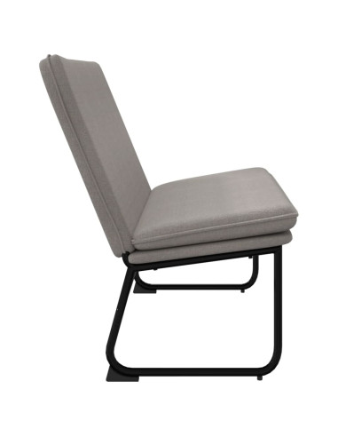 Panca Tortora 100x75x76 cm in Tessuto