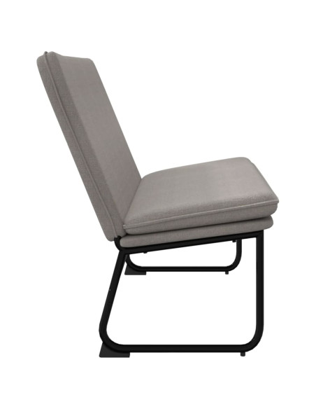 Panca Tortora 100x75x76 cm in Tessuto