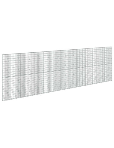 Gabione con Filo da 5 mm e Rete da 5x10 cm 650x10x200 cm