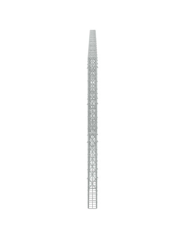 Gabione con Filo da 5 mm e Rete da 5x10 cm 650x10x200 cm