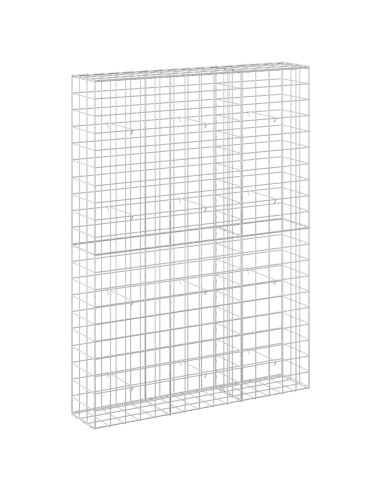 Gabione con filo da 5 mm e rete 10x10 cm 150x30x200 cm
