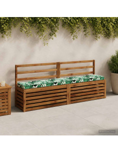 Cuscini per Panchina a 2 Pezzi VUGHT 2 pcs 100% Poliestere
