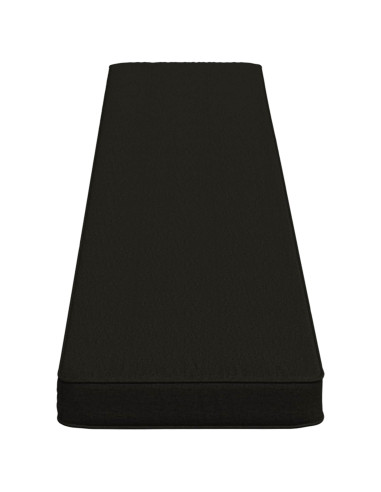 Cuscini per Panchina a 2 Pezzi VUGHT 2 pcs 100% Poliestere Nero