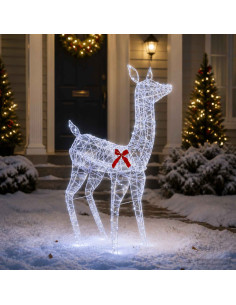 Renna di Natale 3D LOVIISA 285 LED Bianco freddo