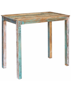 Tavolo da bar 110 x 55 x 100 cm Legno massello riciclato