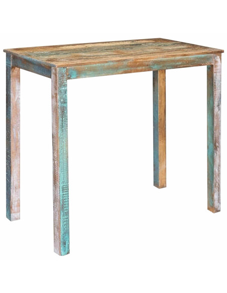 Tavolo da bar 110 x 55 x 100 cm Legno massello riciclato