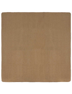 Tappeto da Area Marrone Chiaro 300 x 300 cm Juta
