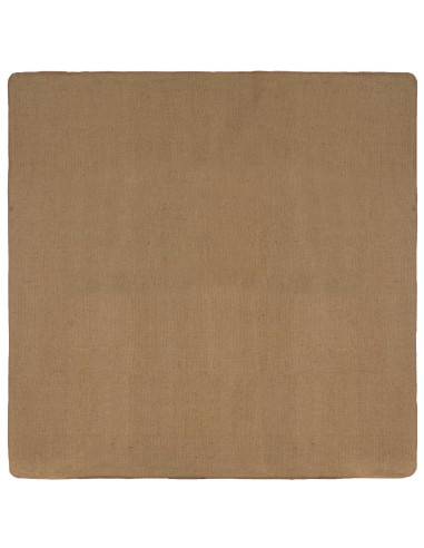 Tappeto da Area Marrone Chiaro 300 x 300 cm Juta