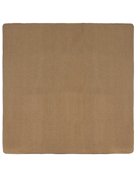 Tappeto da Area Marrone Chiaro 200 x 200 cm Juta