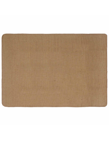 Tappeto da Area Marrone Chiaro 120 x 170 cm Juta