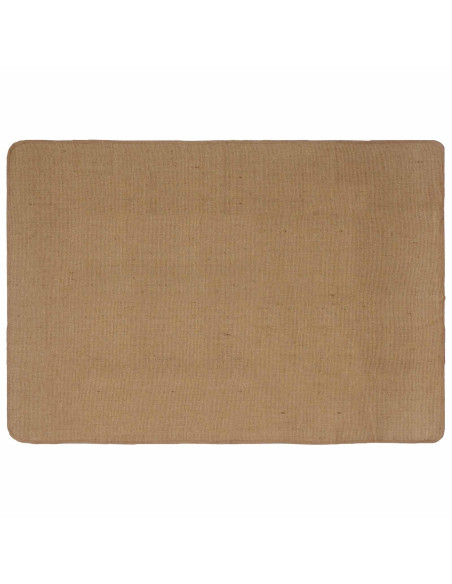 Tappeto da Area Marrone Chiaro 120 x 170 cm Juta