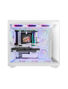 MARSGAMING CASE MID TOWER MC-REVMAX WHITE 11.8'' IPS TG 4xRGB REV