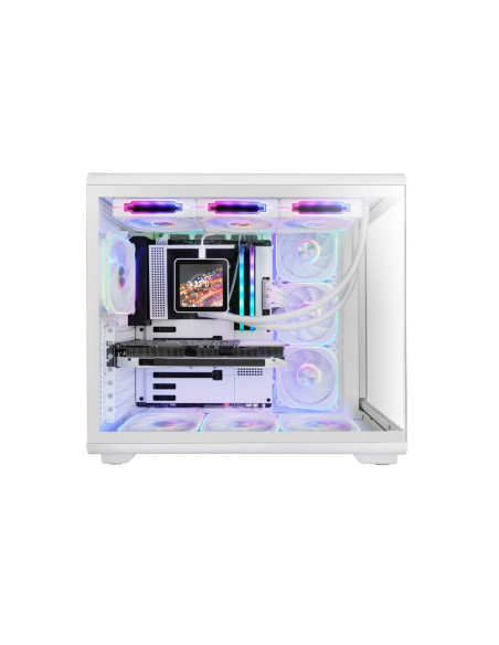 MARSGAMING CASE MID TOWER MC-REVMAX WHITE 11.8'' IPS TG 4xRGB REV