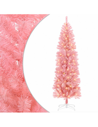 Albero di Natale Artificiale Sottile 240 cm 300 LED