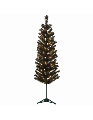 Albero di Natale Artificiale Sottile 120 cm 150 LED